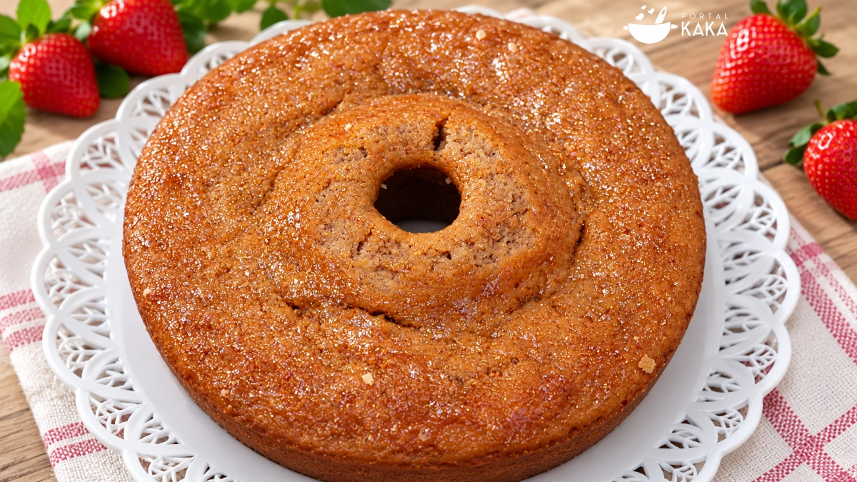 Bolo de Morango de Liquidificador Simples e Fofinho