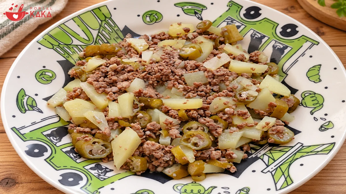 Carne Moída com Quiabo e Batata: Receita Fácil