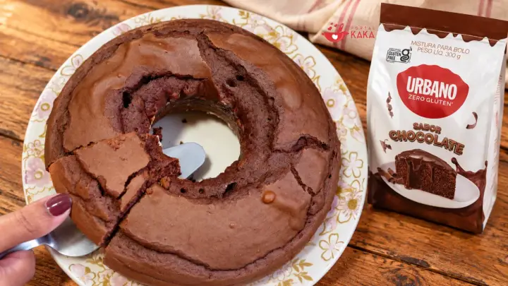 Bolo de Chocolate Sem Glúten Urbano: Receita Fácil