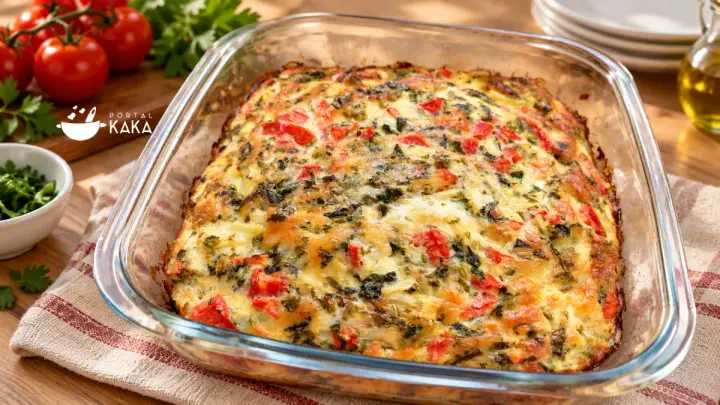 Omelete de Forno Simples e Fácil (Fofinha e Rápida)